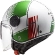 Ls2 Sphere Lux Of558 Firm Helmet White Green Red Белый