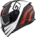 Integral Motorcycle Helmet In DEVIL GT92 Premier Fiber BM Black White Red Matt