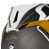 Icon Airform Speedfin White Silver Helmet Spoiler Icon Airform Silver