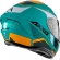 AXXIS FF112C Draken'S Wind Matt Green Motorcycle Helmet integral matt Green