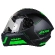 AXXIS FF112C Draken'S Sonar Matt Green Motorcycle Helmet Integral Matt Green
