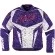 Icon Hooligan women's purple motorcycle jacket