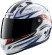 Schuberth SR1 Racingline red/blue motorcycle helmet