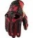 Icon Hypersport Pro red motor gloves