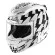 Icon Airmada Stack white motorcycle helmet