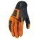 Icon Wireform orange motor gloves