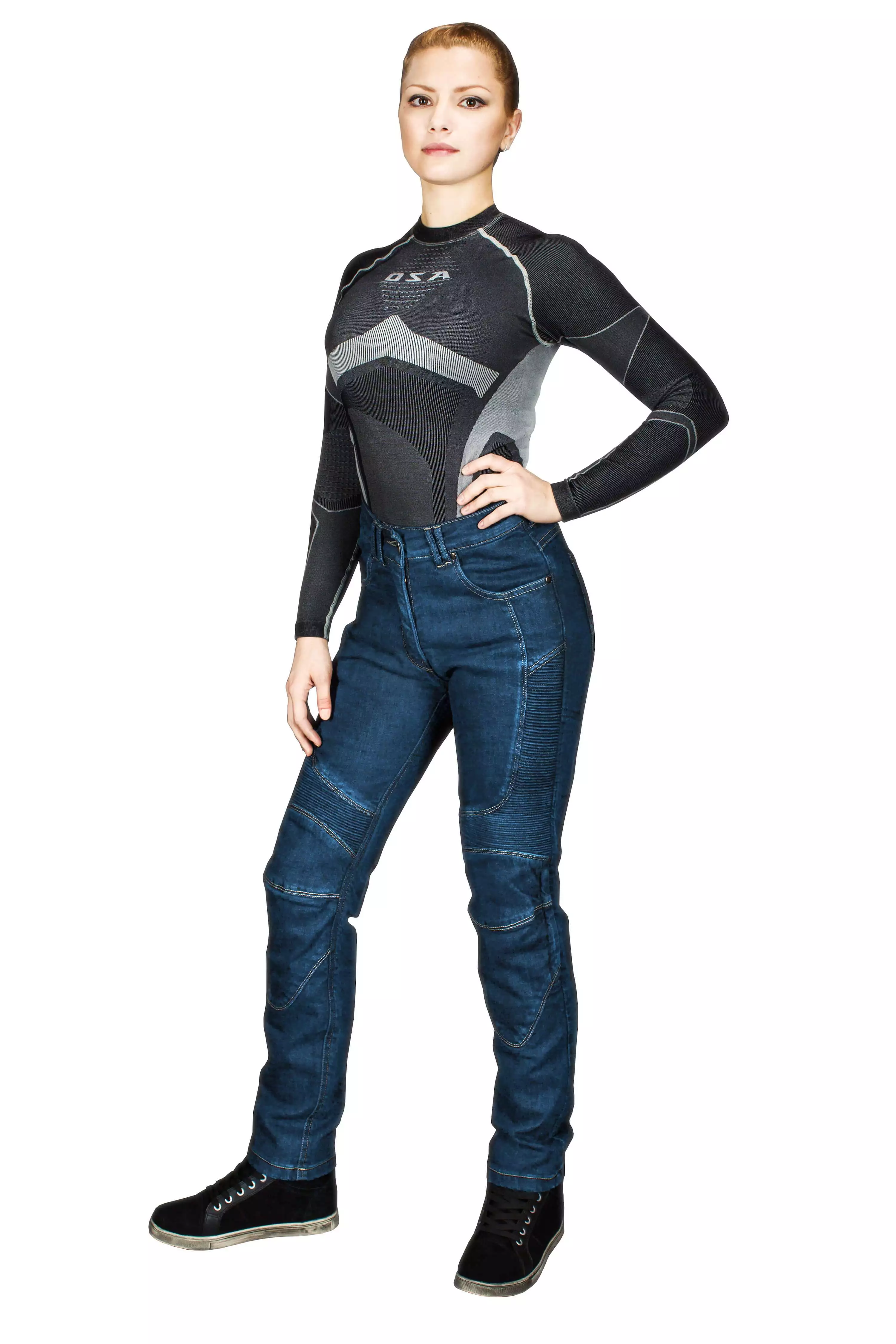 OSA Muse motorcycle jeans women's blue buy: price, photos, reviews