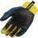 Icon Raiden Arakis Touchscreen motor gloves blue