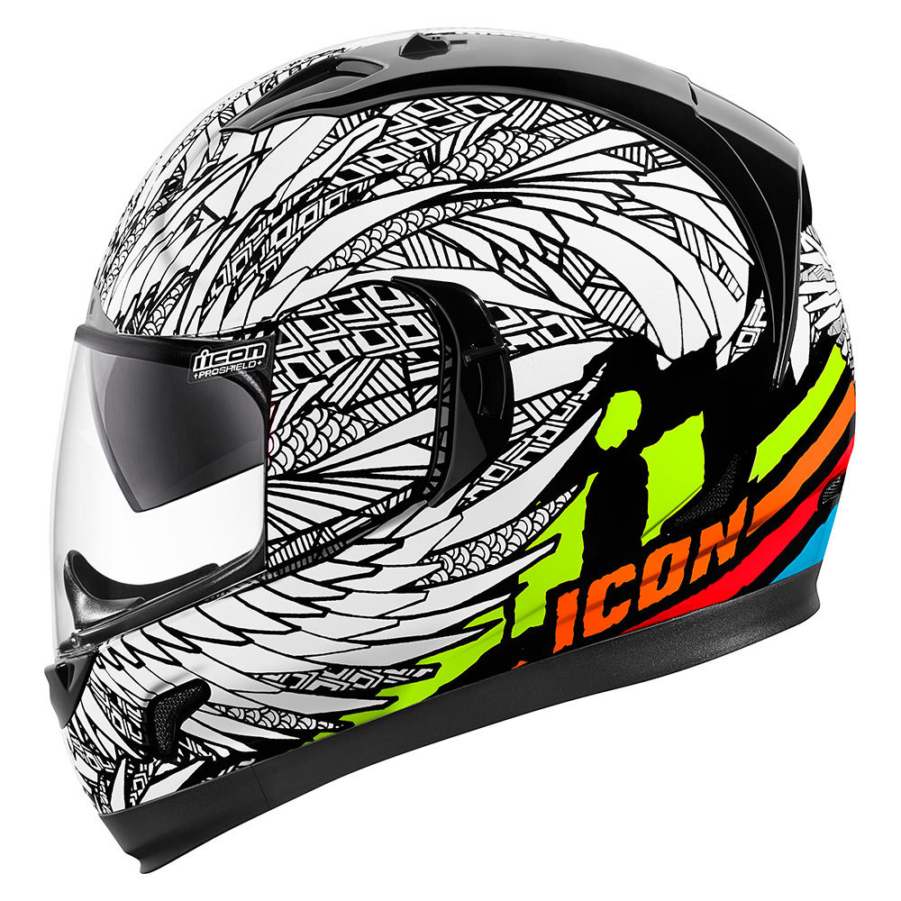 Icon Alliance GT Bird Strike motorcycle helmet white buy: price 