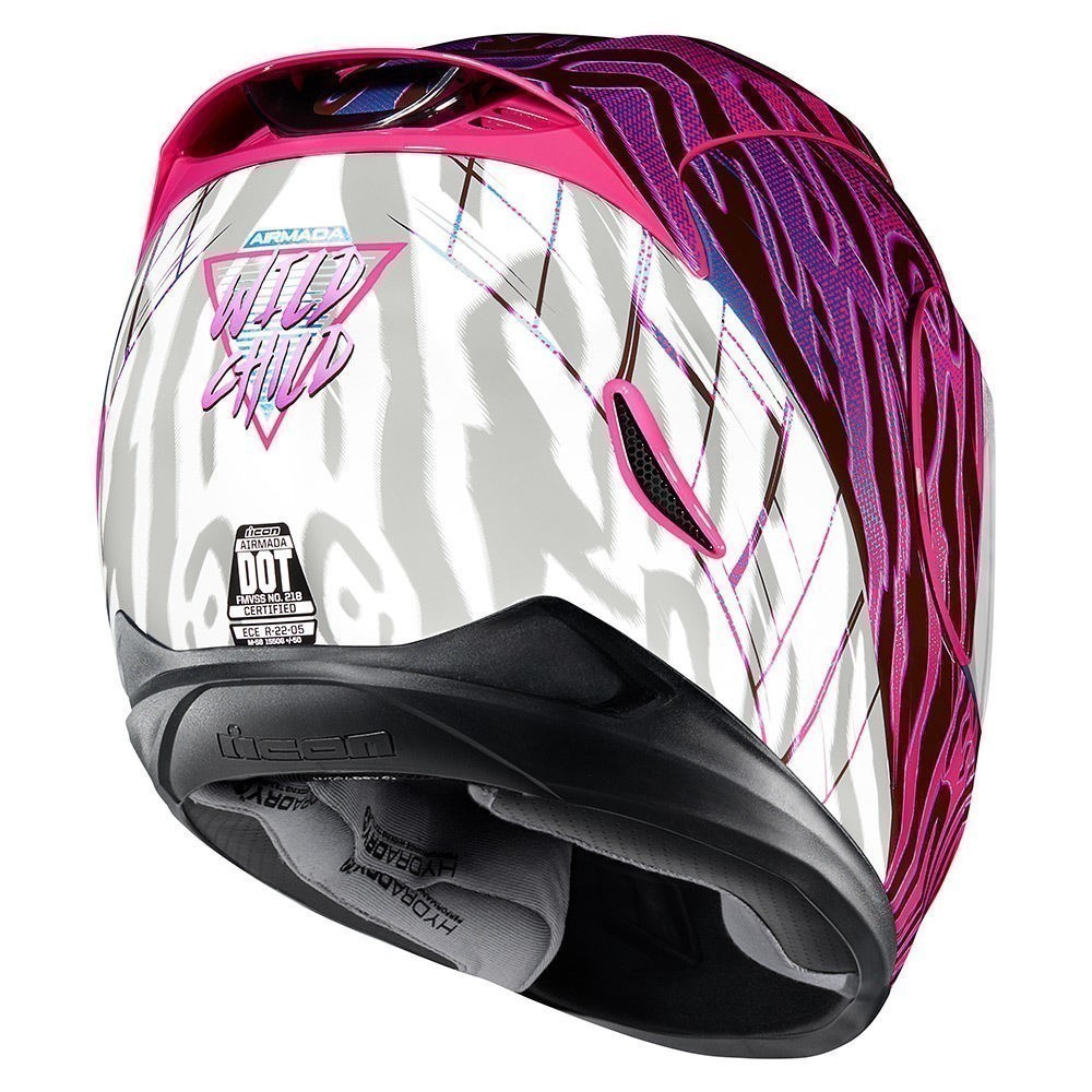 Icon Airmada Wildchild Motorcycle Helmet Purple Buy Price Photos Reviews In The Online Store Partner Moto