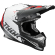 Thor Sector Blade Charcoal White motorcycle helmet
