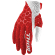 Thor Draft Red White motor gloves