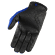 Icon Hooligan Touchscreen motorcycle gloves blue