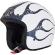AFX FX76 Flame Vintage motorcycle helmet white