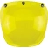 Visor for 3 rivets Biltwell Bubble anti-fog yellow