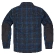 Icon Upstate Riding Flannel motor shirt with protection blue