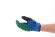 Dragonfly Enduro Blue Green Motorcycle Gloves Green